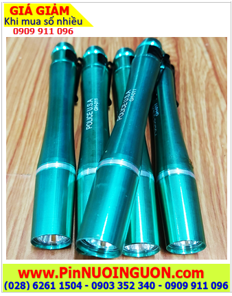 Police GH-011, Đèn pin siêu sáng có nẹp Kẹp áo, Kẹp file hồ sơ Police GH-011 chính hãng